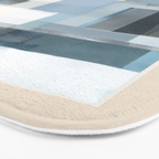 Soft Blue Forms III Bath Mat Gallery Image 3