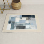 Soft Blue Forms III Rug Gallery Image 1