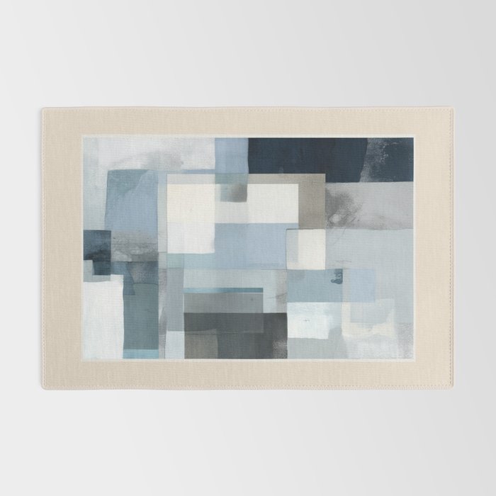 Soft Blue Forms III Rug Gallery Image 2