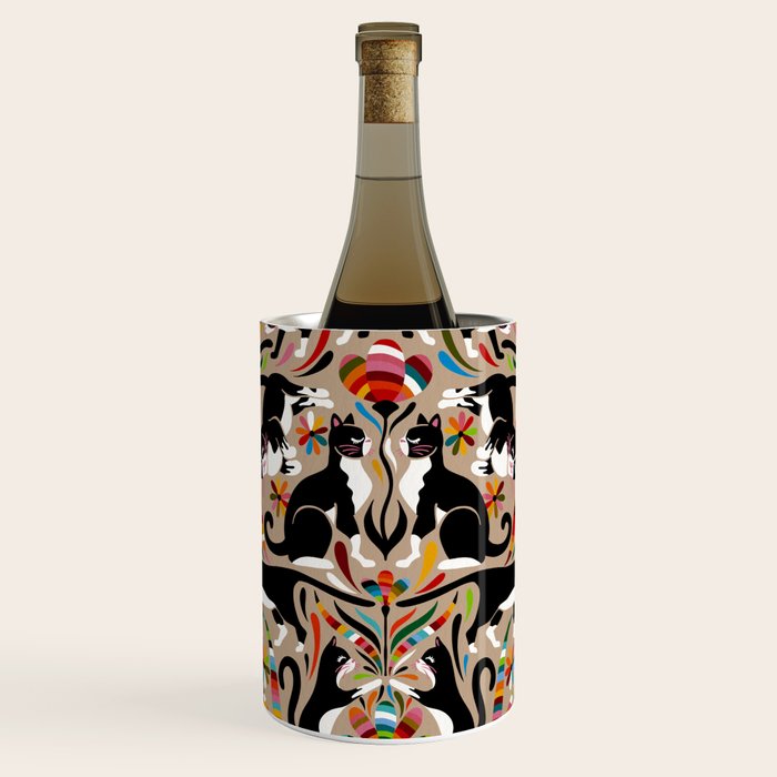 Otomi Cats - Rainbow & Tan Wine Chiller Gallery Image 1