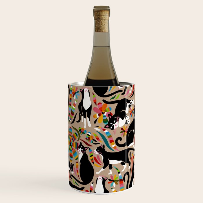 Otomi Cats - Rainbow & Tan Wine Chiller Gallery Image 2