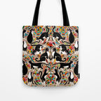 Otomi Cats - Rainbow & Tan Tote Bag Gallery Image 1