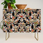 Otomi Cats - Rainbow & Tan Credenza Gallery Image 1
