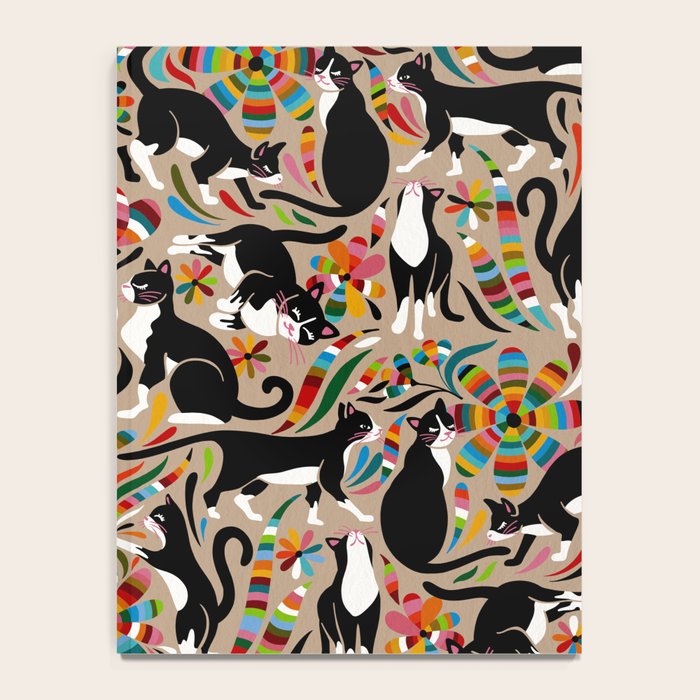 Otomi Cats - Rainbow & Tan Notebook Gallery Image 4