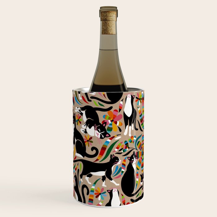 Otomi Cats - Rainbow & Tan Wine Chiller Gallery Image 3