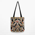 Otomi Cats - Rainbow & Tan Tote Bag Gallery Image 2