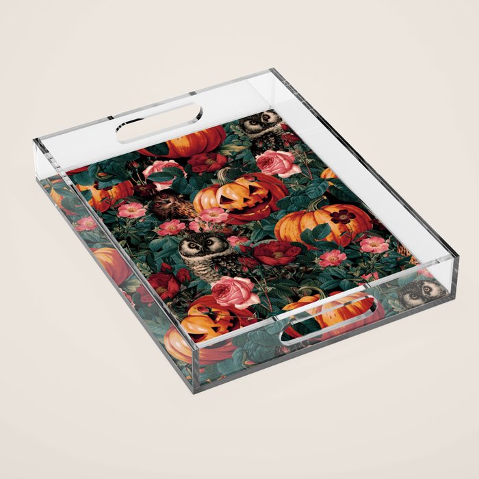 Owl Whisper in the Dark Acrylic Tray Gallery Image 1