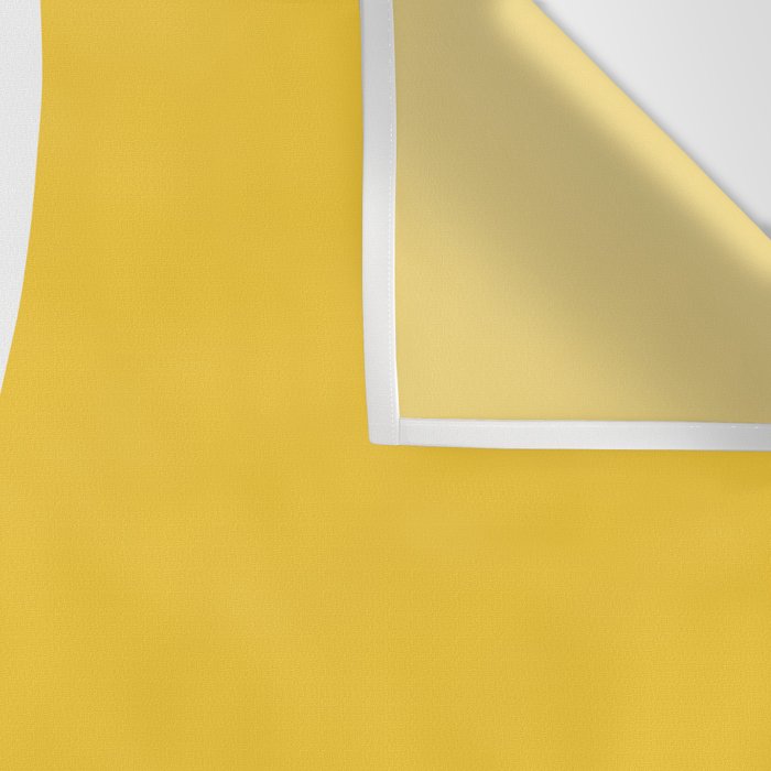 Simple Waves 2 - Turquoise and Yellow Wall Tapestry Gallery Image 3