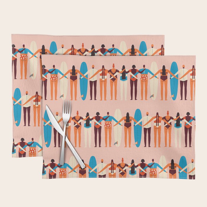 Surf sisters Placemat Gallery Image 1