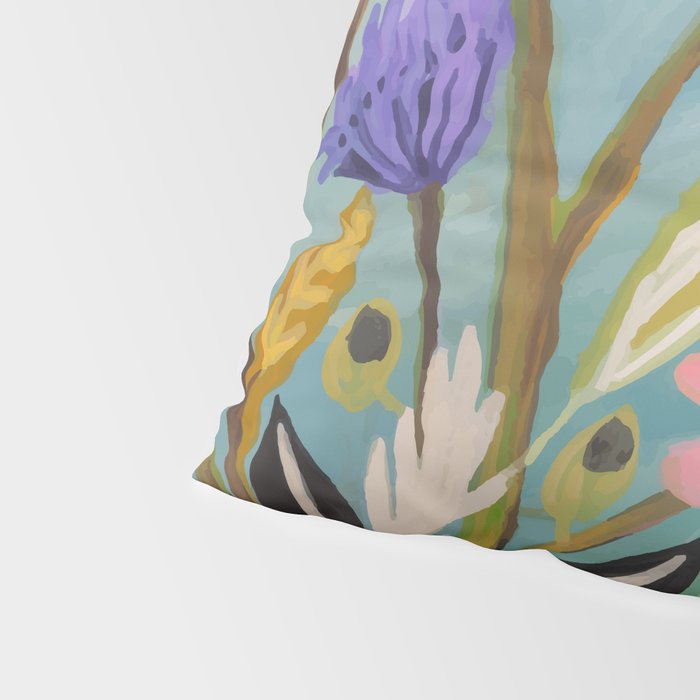 Butterfly Floral Pillow Sham Gallery Image 4