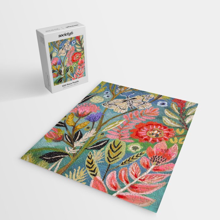 Butterfly Floral Jigsaw Puzzle Gallery Image 2
