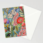 Butterfly Floral Stationery Card Gallery Image 2