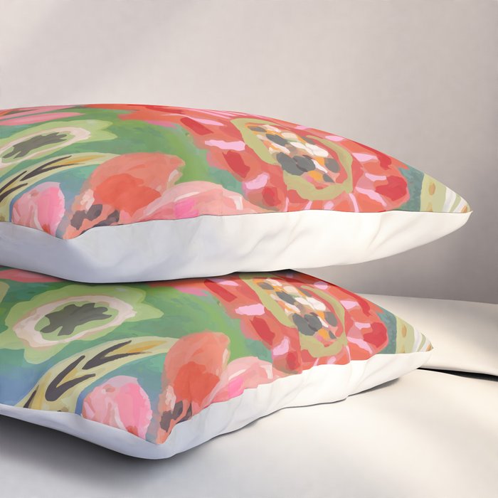 Butterfly Floral Pillow Sham Gallery Image 3