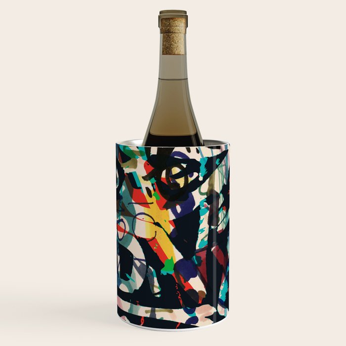 Graffiti Abstract Art Spray Paint Wine Chiller Gallery Image 3