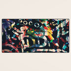 Graffiti Abstract Art Spray Paint Desk Mat Gallery Image 3