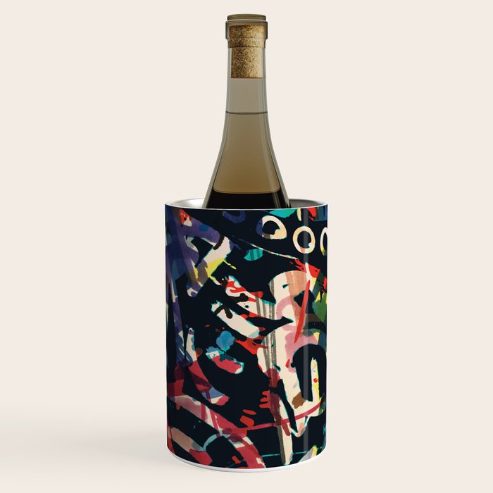 Graffiti Abstract Art Spray Paint Wine Chiller Gallery Image 2