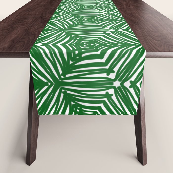 Love green 01 Table Runner Gallery Image 1