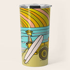 classic summer surf vibes forever Travel Mug Gallery Image 1