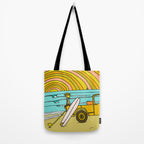 classic summer surf vibes forever Tote Bag Gallery Image 2