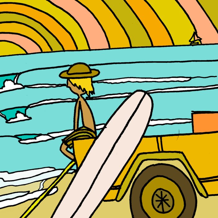 classic summer surf vibes forever Coffee Mug Gallery Image 2