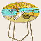 classic summer surf vibes forever Side Table Gallery Image 2