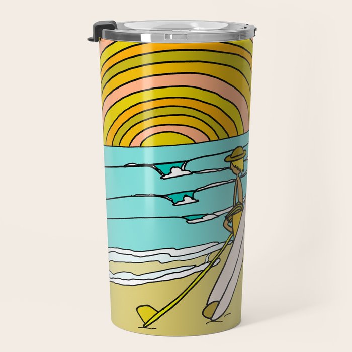 classic summer surf vibes forever Travel Mug Gallery Image 3