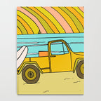 classic summer surf vibes forever Notebook Gallery Image 4