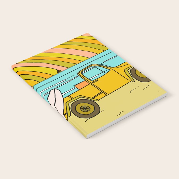 classic summer surf vibes forever Notebook Gallery Image 2
