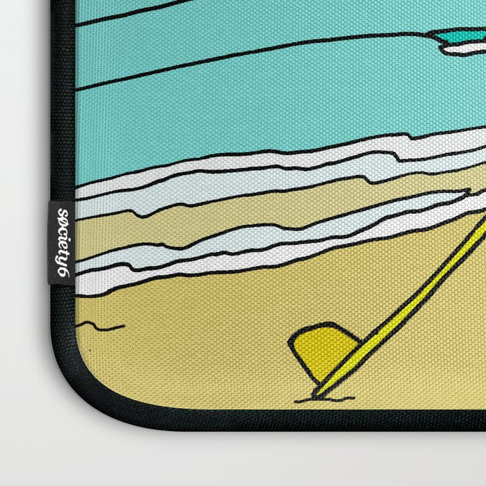 classic summer surf vibes forever Laptop Sleeve Gallery Image 3