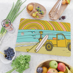 classic summer surf vibes forever Cutting Board Gallery Image 2