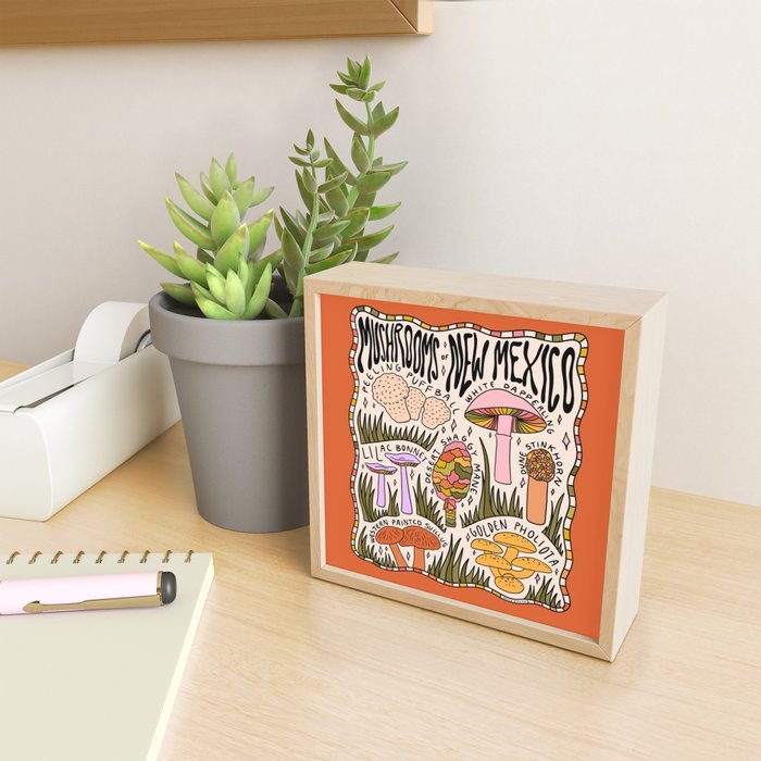 Mushrooms of New Mexico Mini Art Print Gallery Image 2