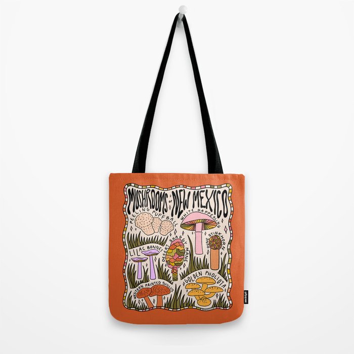 Mushrooms of New Mexico Tote Bag Gallery Image 2