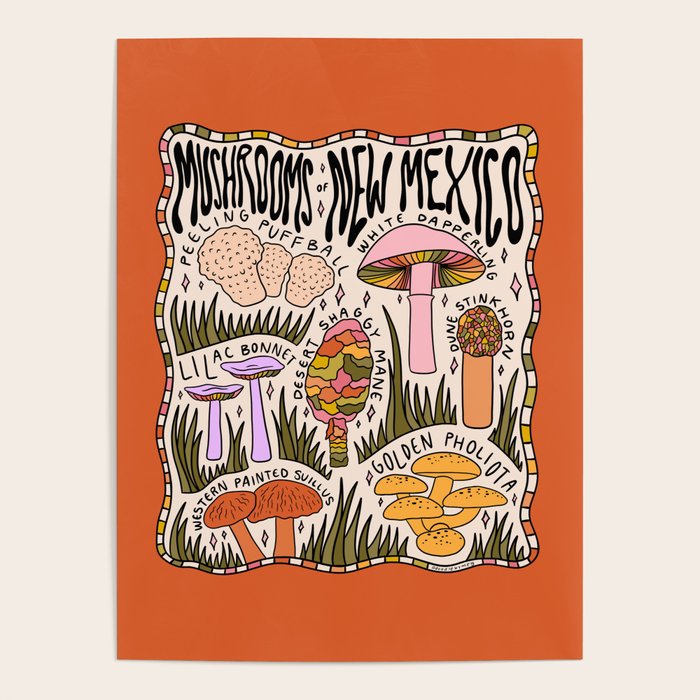 Mushrooms of New Mexico Poster Gallery Image 4
