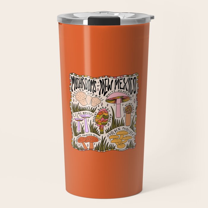 Mushrooms of New Mexico Travel Mug Gallery Image 1