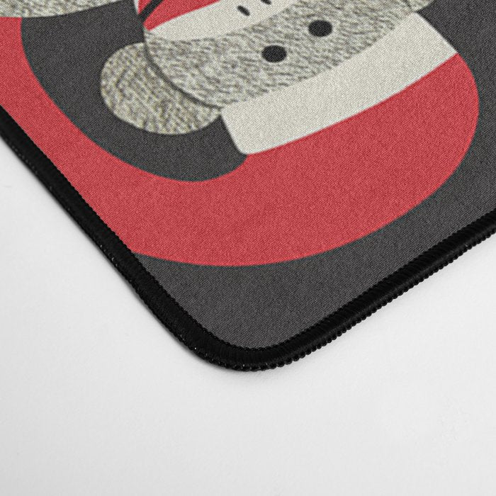 Sock Monkey Santa Desk Mat Gallery Image 4