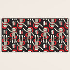 Sock Monkey Santa Desk Mat Gallery Image 3