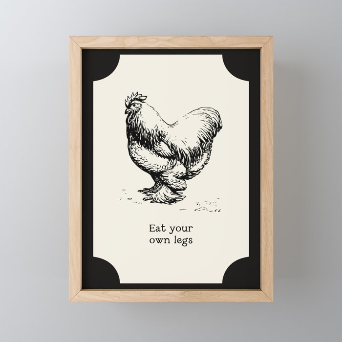 Eat Your Own Legs Mini Art Print Gallery Image 1