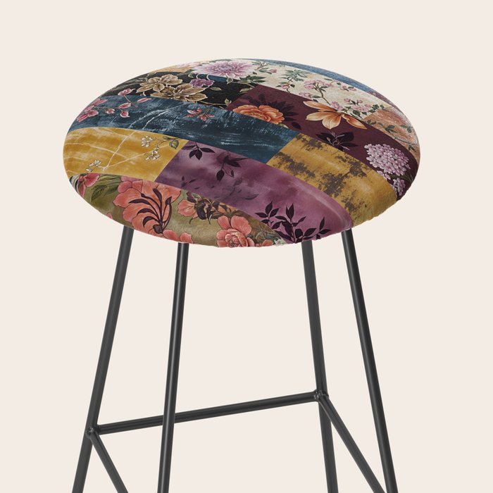 Gypsy Souk Patchwork Stool Gallery Image 2