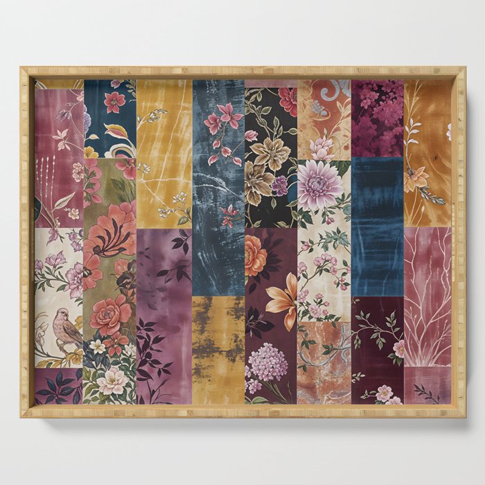 Gypsy Souk Patchwork Serving Tray Gallery Image 1