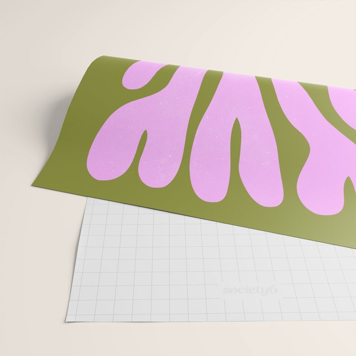 Wasabi & Lavender: Matisse Paper Cutouts 05 Wrapping Paper Gallery Image 2