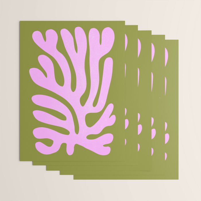 Wasabi & Lavender: Matisse Paper Cutouts 05 Wrapping Paper Gallery Image 3