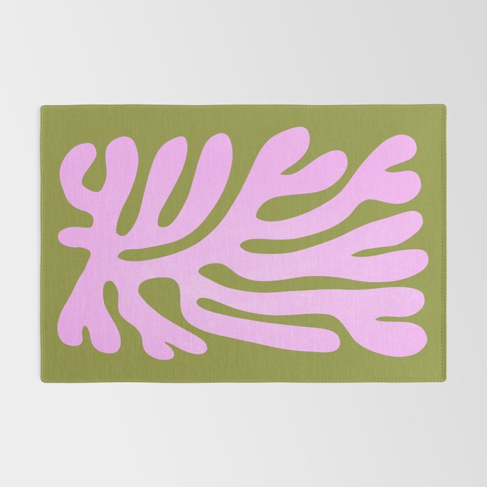 Wasabi & Lavender: Matisse Paper Cutouts 05 Rug Gallery Image 2