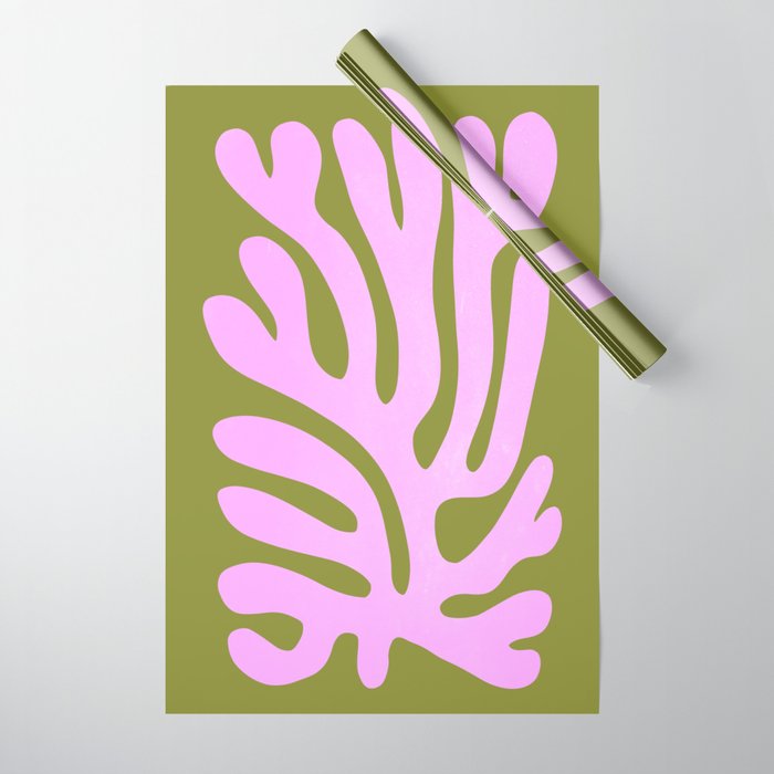 Wasabi & Lavender: Matisse Paper Cutouts 05 Wrapping Paper Gallery Image 1
