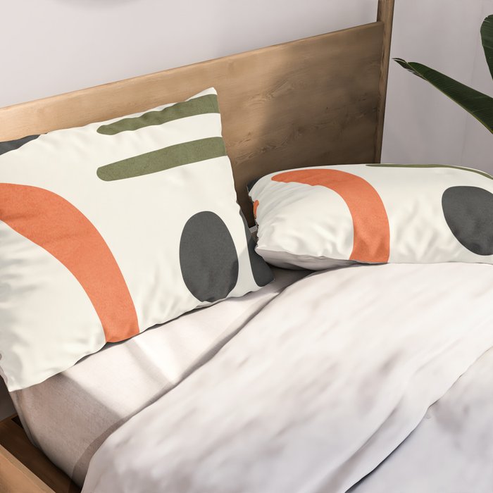 Abstract Colorful Setting 5 Pillow Sham Gallery Image 2