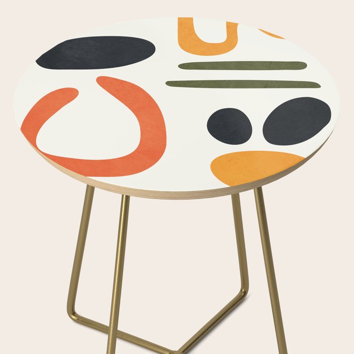 Abstract Colorful Setting 5 Side Table Gallery Image 2