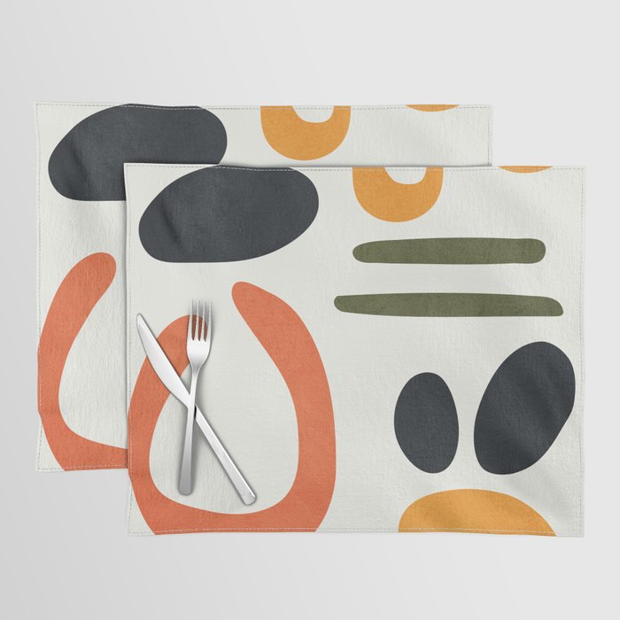 Abstract Colorful Setting 5 Placemat Gallery Image 1