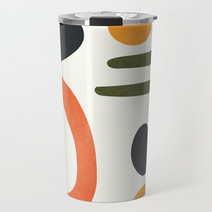 Abstract Colorful Setting 5 Travel Mug Gallery Image 1