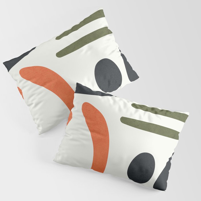 Abstract Colorful Setting 5 Pillow Sham Gallery Image 1