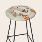 Whimsical Tiger Stool Gallery Image 2