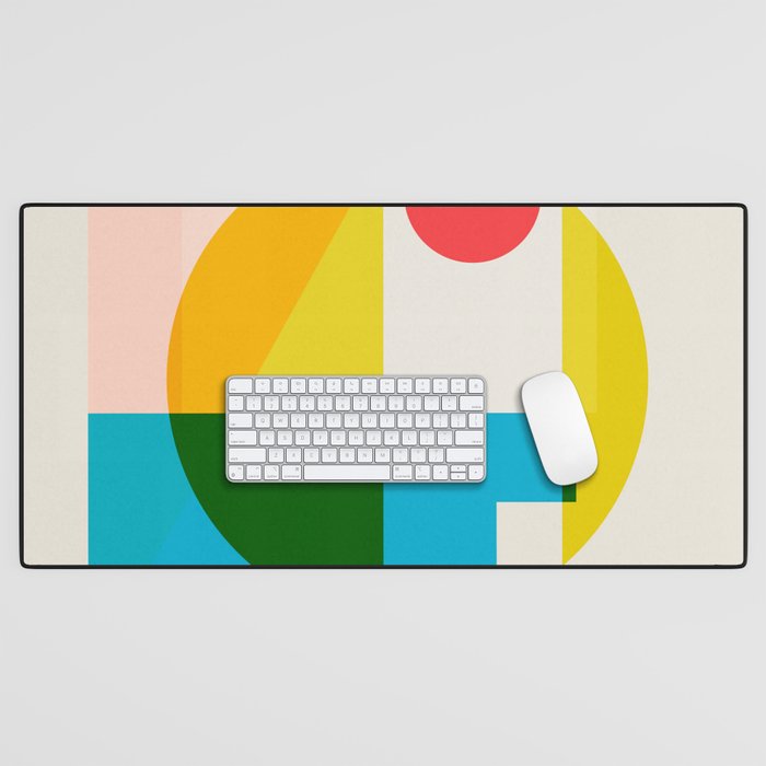 geometric abstract 8 Desk Mat Gallery Image 1